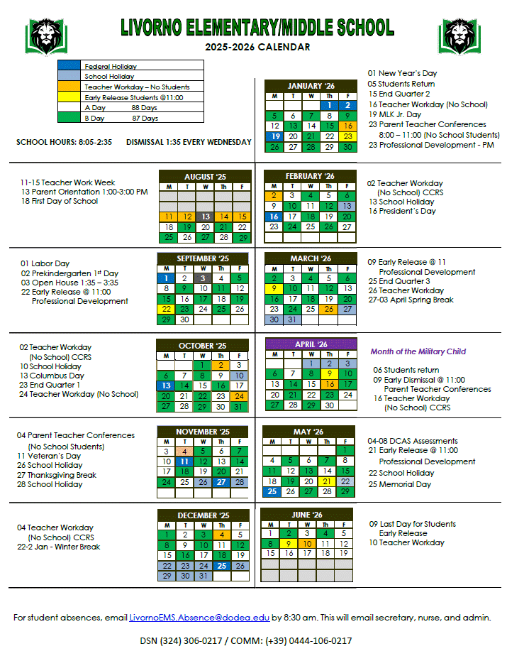 2526 calendar